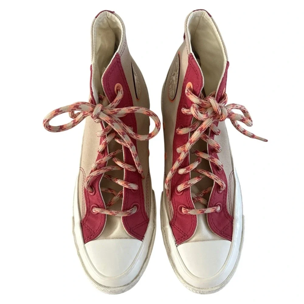 Converse Chuck 70 High Colorblock Overlay Rhubarb Pie A05128C Women 7.5 Men 5.5 - Picture 5 of 12